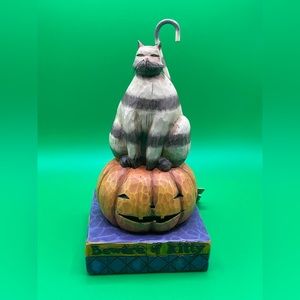 Jim Shore - “Beware of Kitty” Cat Pumpkin Statue HALLOWEEN Heartwood Creek